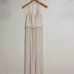 Hayley Paige White Wedding Bridesmaid Jumpsuit Jumper